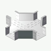 ZJT(F)1型鋁合金有孔直角四通